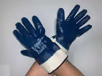 Рабочие перчатки х/б с неполным нитриловым покрытием - 25 000 сум