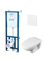 PEK Santek Boreal: osma kosa + instalatsiya + mikrolyftli o‘tirish joyi + oq rangli panel