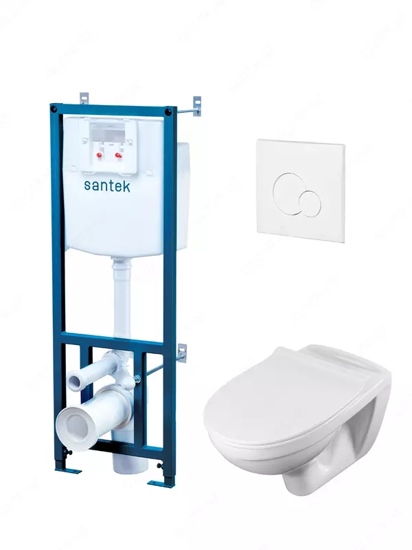 PEK Santek Boreal: osma kosa + instalatsiya + mikrolyftli o‘tirish joyi + oq rangli panel