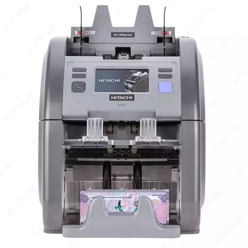 HITACHI iH-110F 2 chontakli banknotalarni saralash moslamasi  parchalanish funksiyasiga ega