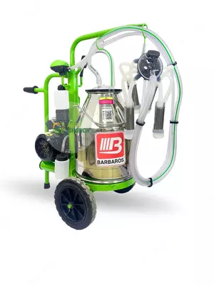Доильный аппарат с масляным мотором BARBAROS (Турция) – для 1 коровы
