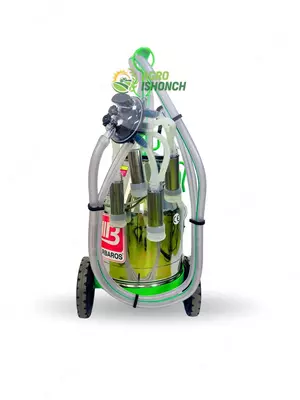 Доильный аппарат с масляным мотором BARBAROS (Турция) – для 1 коровы