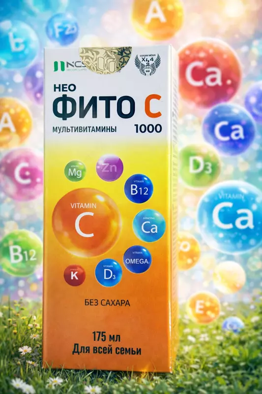 NeoFito C - Immunitetni mustahkamlovchi va shamollashdan himoya qiluvchi fitokompleks