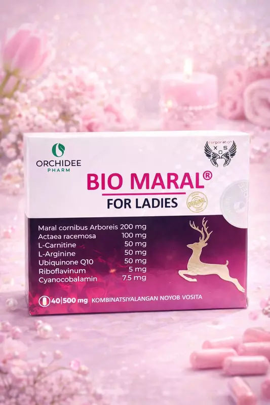 БАД BIO Maral For Ladies 500 мг 40 капсул  капсулы для женского полового здоровья