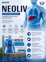 BAD NEOLIV 500 mg 40 dona  jigarni himoyalovchi noyob gepatoprotektor kapsula