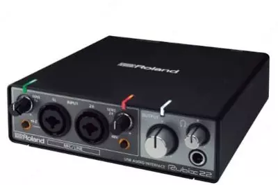 Аудиоинтерфейс записи USB-C (Roland RUBIX 22 или альтернативный вариант)