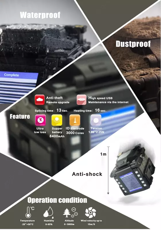 Устройство сварки оптоволоконных лент COMWAY C10R Ribbon Fusion Splicer - по запросу