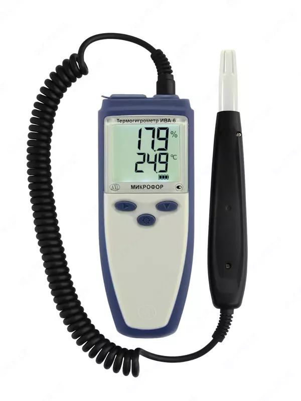 Термогигрометр с выносным преобразователем и картой памяти ИВА-6А-КП