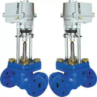   Клапан запорно-регулирующий фланцевый с электроприводом ЗРК 25ч945п ТУ 3722-24-36329069-2014