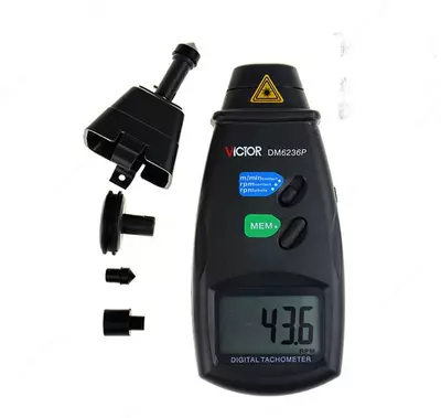 DM6236P. Контактный / лазерный фототахометр