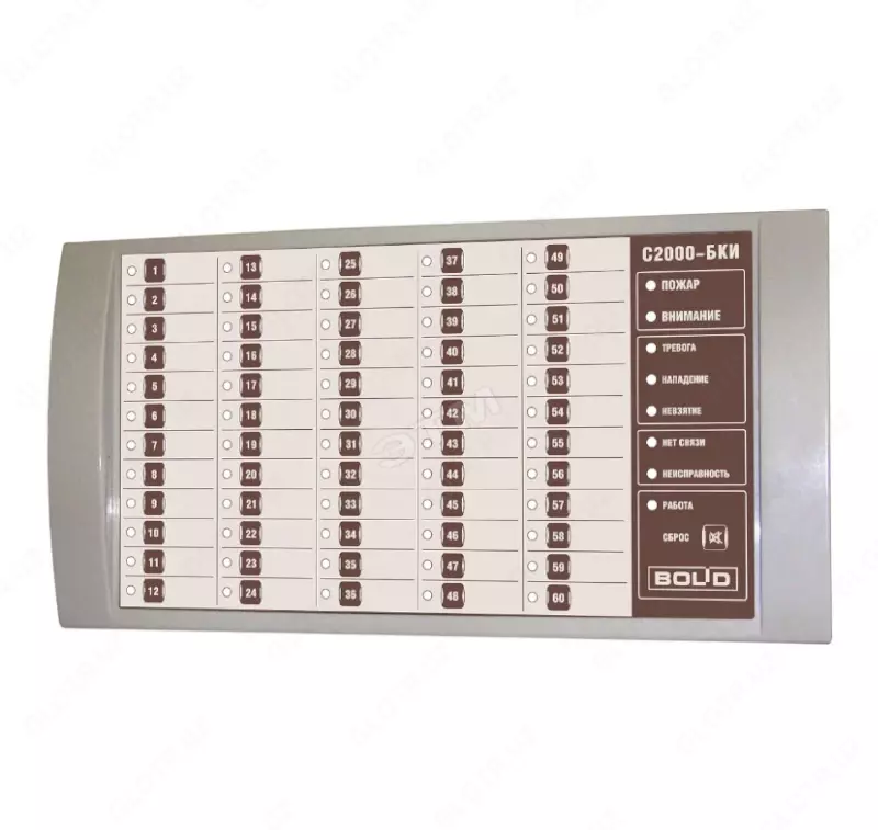 2000 dan boshlab nazorat va indikatsiya bloki - BKI