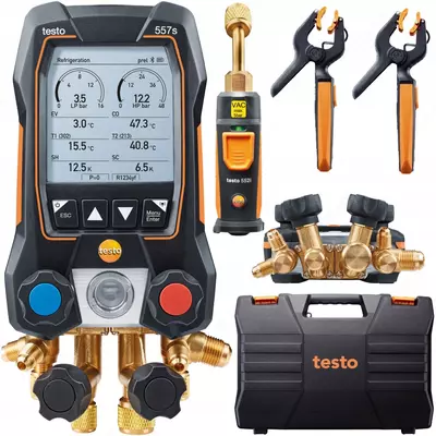 Комплект Testo 557s (Set 1) — умный цифровой манометрический коллектор и беспроводные зонд