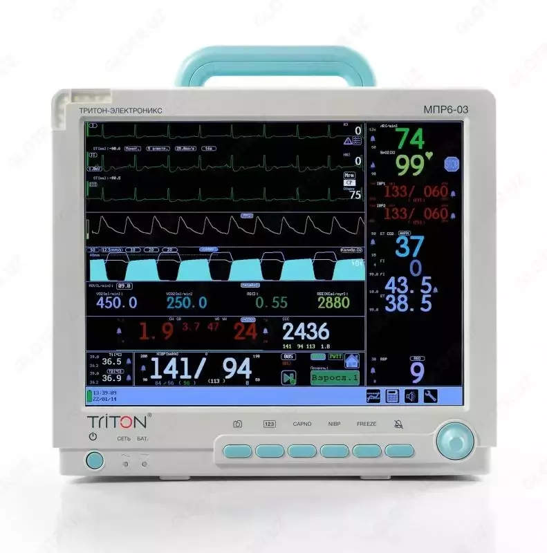 Triton MPR6-03 R3.22 komplektatsiyasi Karavot yonidagi monitor