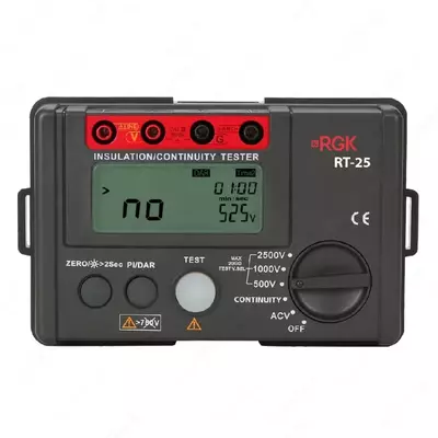 Tekshirilgan RGK RT-25 megaommetri
