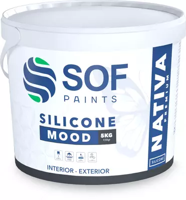 Интерьерная акриловая силиконовая краска SOF PAINTS MOOD (Baza B) матовая 10 кг