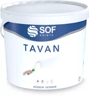 Ichki yuzalar va shift uchun akril bo‘yoq SOF PAINTS TAVAN 20 kg