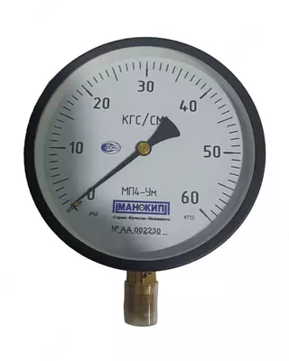 Манометр МП4-Ум (трубчатый)  0…60 кг/см² (Арт. - 232880)