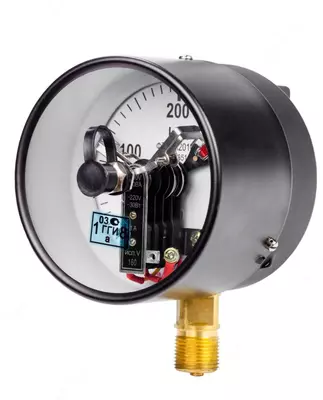 Электроконтактный манометр ДА2010 М (пружинный)  -1…24 кг/см² (Арт. - 232928)