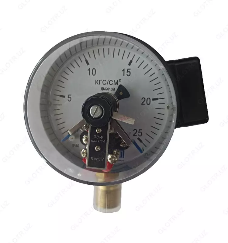 Электроконтактный манометр ДМ2010 М (пружинный)  0…25 кгс/см² (Арт. - 232953)
