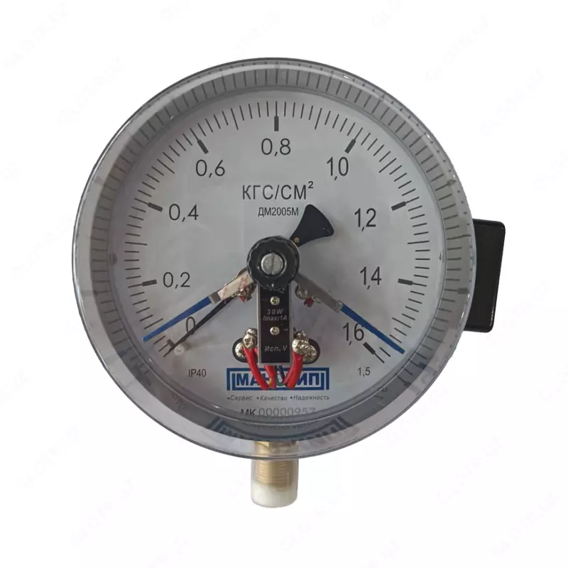 Elektr kontaktli bosim olchagich DM2005 M (prujinali) 0…1.6 kgf/sm² (233087-modda)