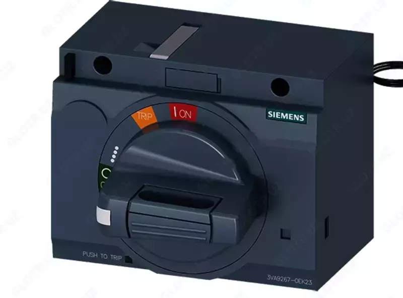 Поворотный привод с фронтальной установкой IEC IP30/40 для 3VA2 400/630