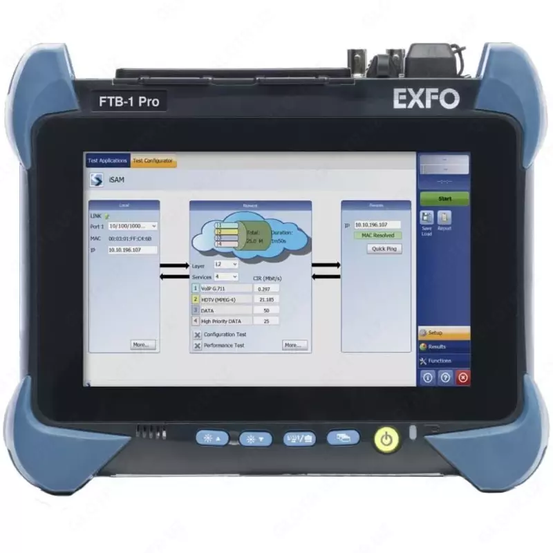 EXFO FTB-1v2 Optik Vaqt Domenini Reflektometri (Modulli Platforma) (Qism raqami 1134824)