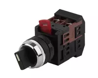   Переключатель АС-22 на 2 фиксир.положения I-O 1з+1р IEK