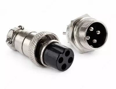 GX16 4PIN metall ulanish  komplekt – ona va otka