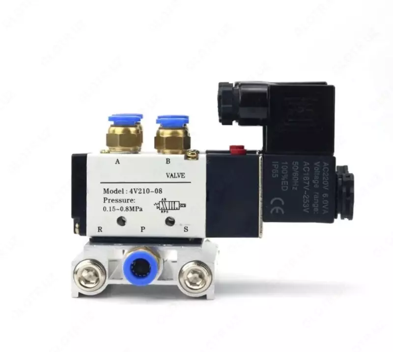  24 VDC elektromagnit klapan  model 5/2 4V210-08 - 