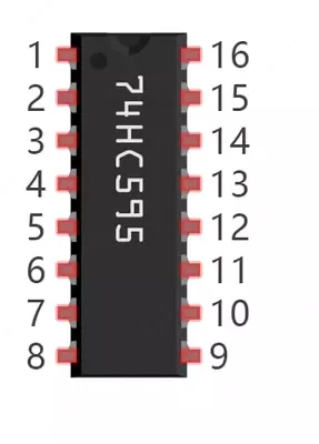 74HC595 chipi (1140136-modda)