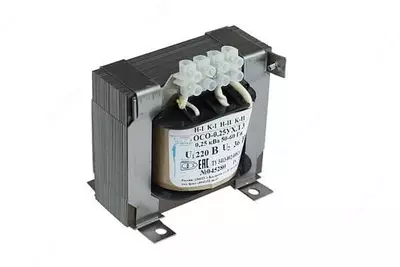  Трансформатор понижающий ОСО-0.4 кВА 220/24 В - 