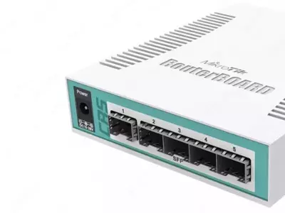  MikroTik CRS106-1C-5S Ish stoli uchun SFP Router (Smart Switch) (Qism raqami: 1156266) - 