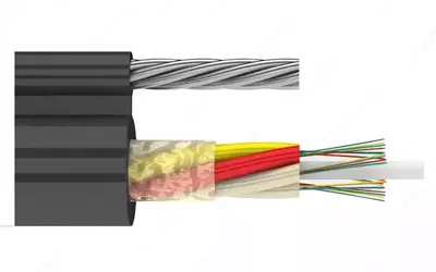  Подвесной оптический кабель (стальная проволока) РХТ-Р-2 6-12  12 волокон (Арт. - 1156279) - 