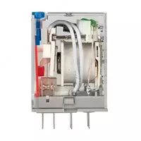   EKF oraliq relesi Averes RPAt 22/4 5A 24V DC tugmali va mexanik indikatorli (1165424-modda)