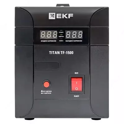  Стабилизатор напряжения симисторный EKF PROxima TITAN-TF-1500 (Арт. - 1165441) - 