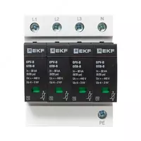 Ограничитель импульсных напряжений ОПВ-C/3P In 20кА 385В с сигн. EKF PROxima