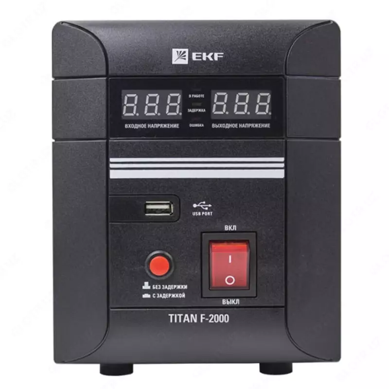  Стабилизатор напряжения электронный (напольный) EKF PROxima TITAN-F-2000 (Арт. - 1165452) - 