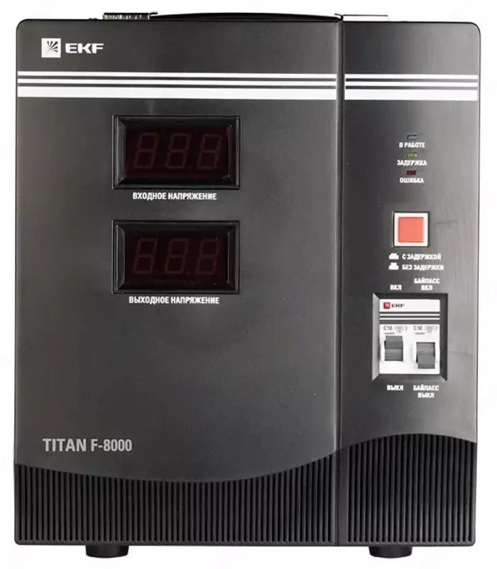   Стабилизатор напряжения EKF PROxima TITAN-F-8000 (Арт. - 1165442)