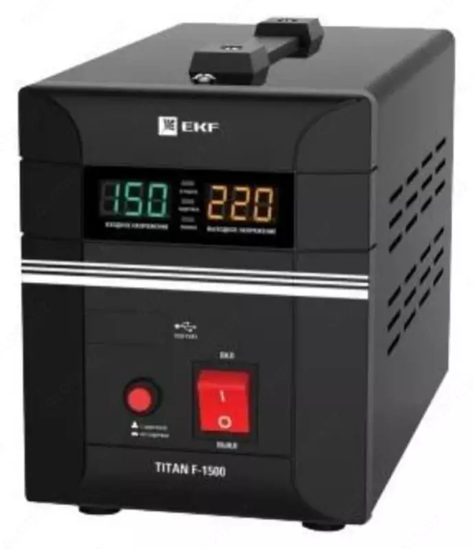  Стабилизатор напряжения EKF PROxima TITAN-F-1500 (Арт. - 1165441) - 