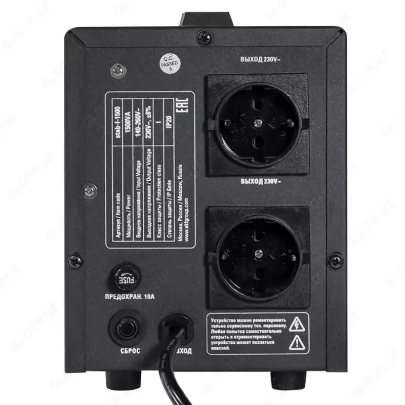   Стабилизатор напряжения EKF PROxima TITAN-F-1500 (Арт. - 1165441)