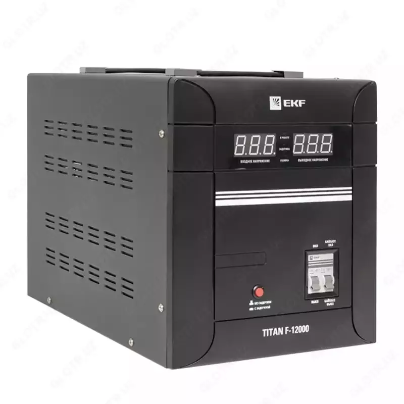 Стабилизатор напряжения электронный (напольный) EKF PROxima TITAN-F-12000 (Арт. - 1165455)