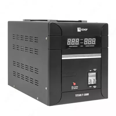 Стабилизатор напряжения электронный (напольный) EKF PROxima TITAN-F-12000 (Арт. - 1165455)