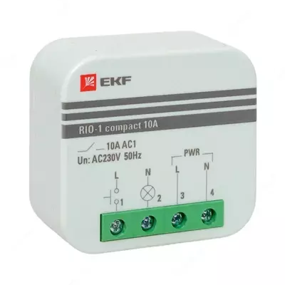  Импульсное реле RIO-1 compact 10А EKF PROxima MAXTRON MASULIYATI CHEKLANGAN JAMIYAT