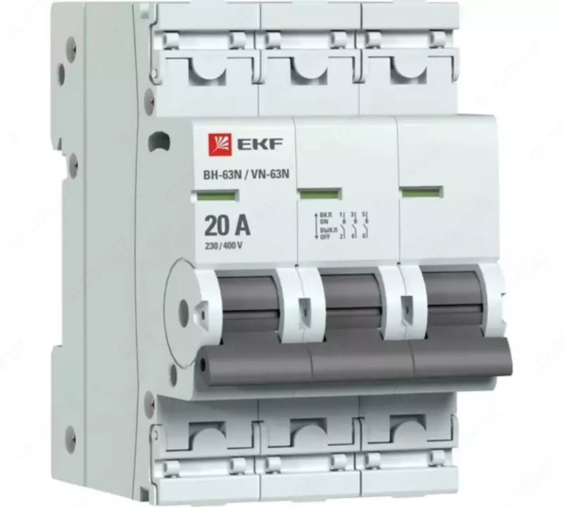  Выключатель нагрузки ВН-45 3200/2500А 3P выкатной с эл. приводом EKF PROxima - 