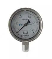 Манометр коррозионностойкий МП3-Ум-Kc с диапазоном до 100 кгс/см² (Арт. - 1188990)