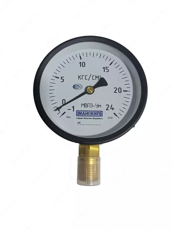 Технический манометр МВП3-Ум (-0 1)-(+24) кгс/см2 (Арт. - 1188991)