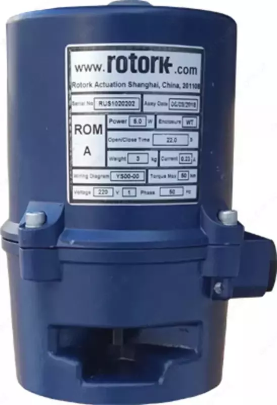 Rotork chorak aylanishli elektr aktuatorlari (EAM) (1192544-modda)