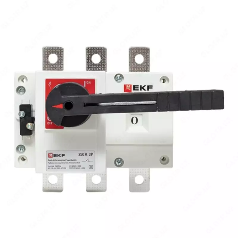 Рубильник-выключатель 250A 3P c рукояткой управления для прямой установки PowerSwitch EKF