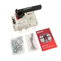  Рубильник-выключатель 250A 3P c рукояткой управления для прямой установки PowerSwitch EKF MAXTRON MASULIYATI CHEKLANGAN JAMIYAT