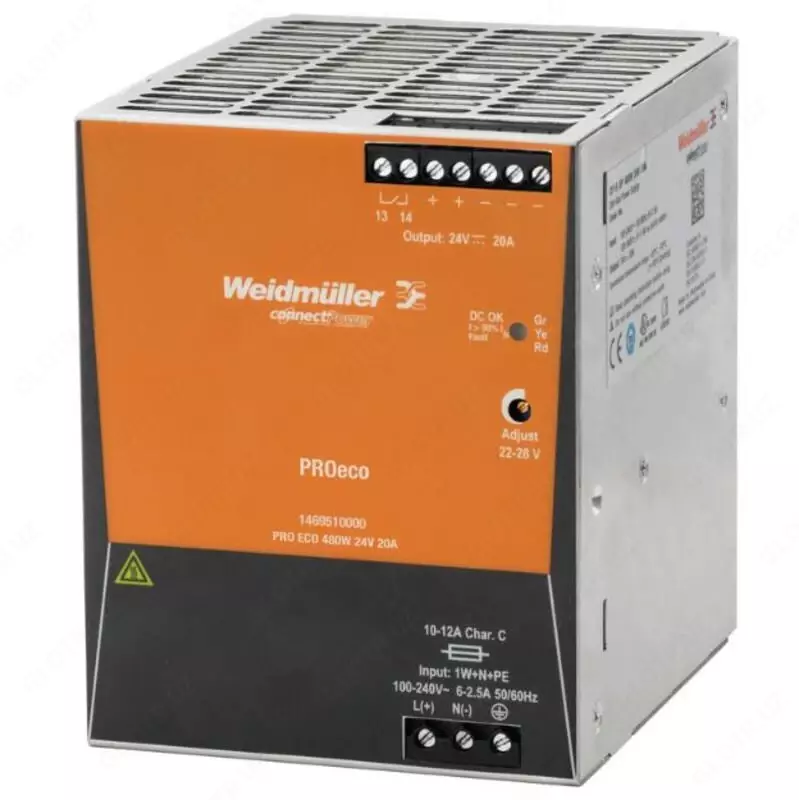  Weidmuller AC/DC quvvat manbai (qism raqami 1206360) - 